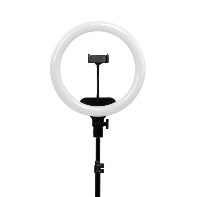 Kruhová lampa Ring Light 13"" 36 W LED so statívom čierna 2