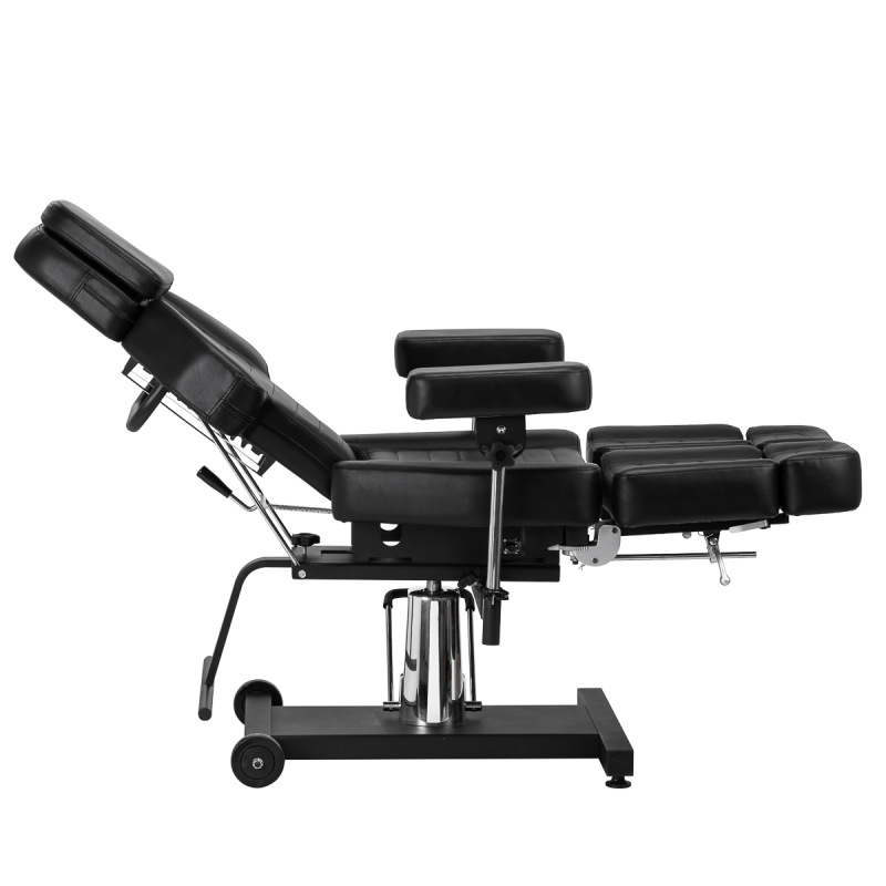 Hydraulické kreslo na tetovanie Pro Ink 601A čierne 6