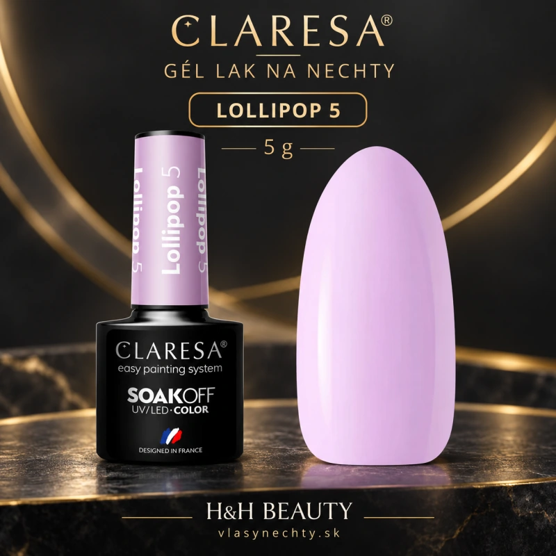 CLARESA GÉL LAK NA NECHTY LOLLIPOP 5 - 5g