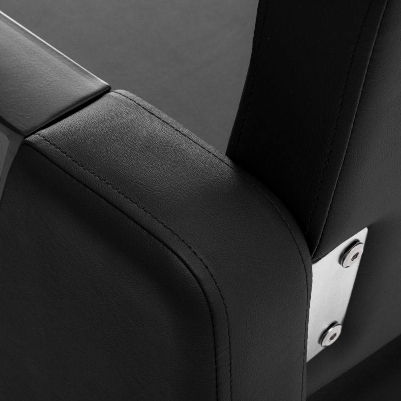 Kadernícke kreslo Hair System Duplex Noir – čierne 7