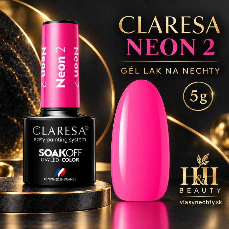 CLARESA GÉL LAK NA NECHTY NEON 2 -5 g