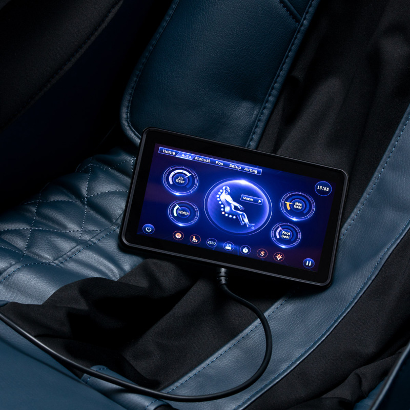 Masážne kreslo Sakura Maximus 809 3D, šedo-modré 11