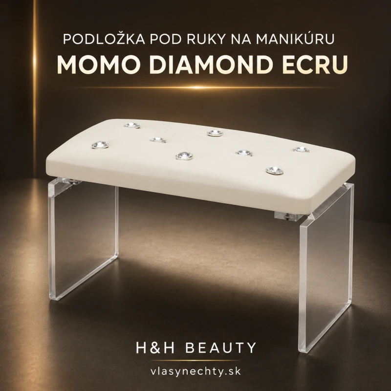 PODLOŽKA POD RUKY NA MANIKÚRU Momo Diamond Ecru