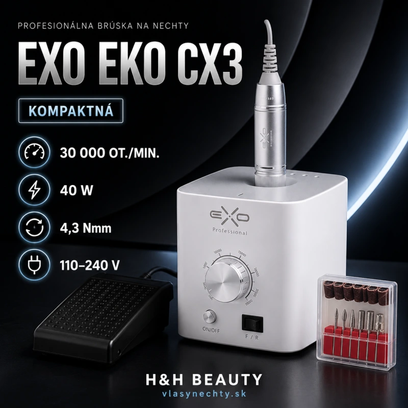 PROFESIONÁLNA BRÚSKA NA NECHTY EXO EKO CX3