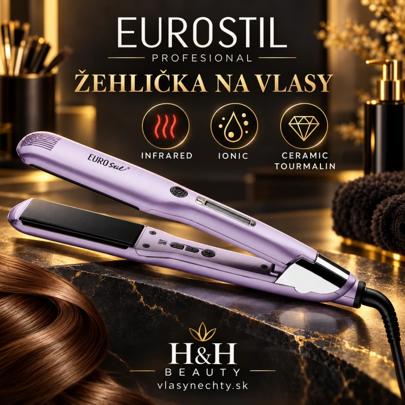 EUROSTIL Žehlička na vlasy profesional Infrared Ionic Ceramic Tourmalin