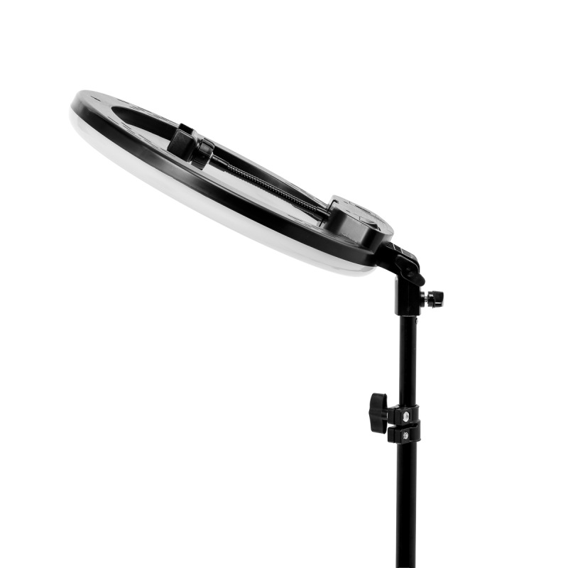 Kruhová lampa Ring Light 13"" 36 W LED so statívom čierna 7