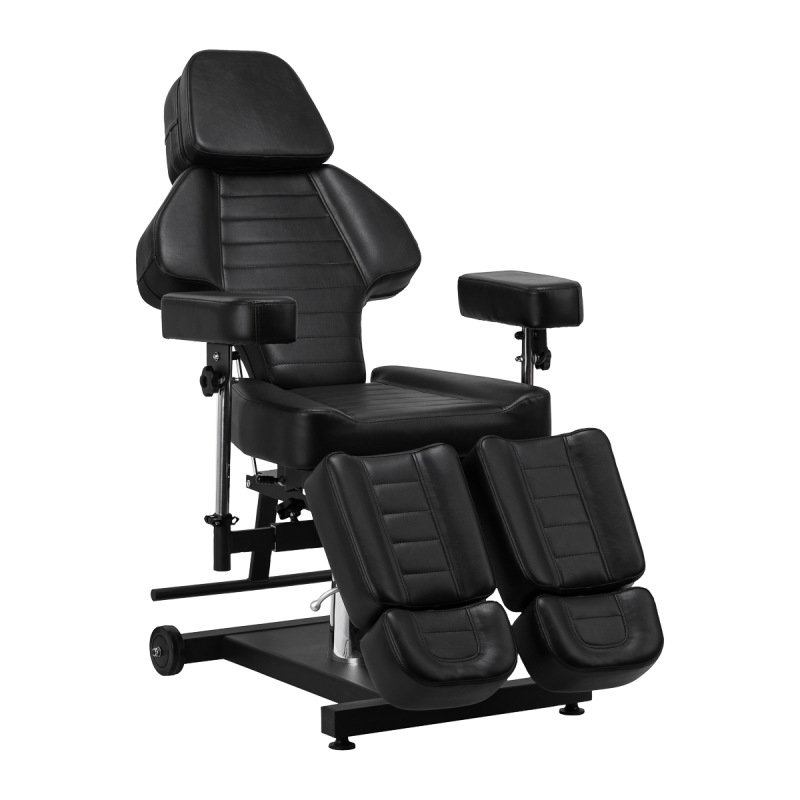 Hydraulické kreslo na tetovanie Pro Ink 601A čierne
