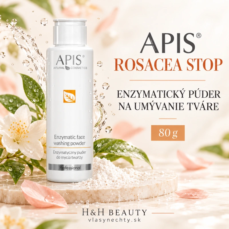 APIS ROSACEA STOP ENZYMATICKÝ PÚDER NA UMÝVANIE TVÁRE 80G