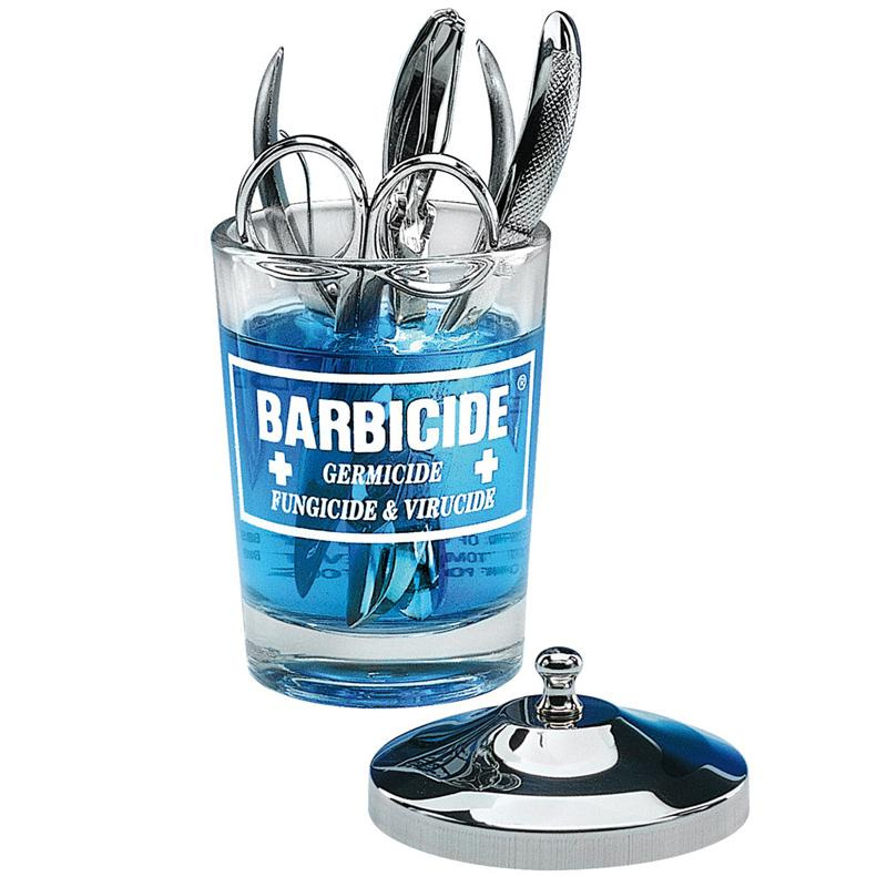 BARBICIDE SKLENENÁ NÁDOBA NA DEZINFEKCIU 120ML 2