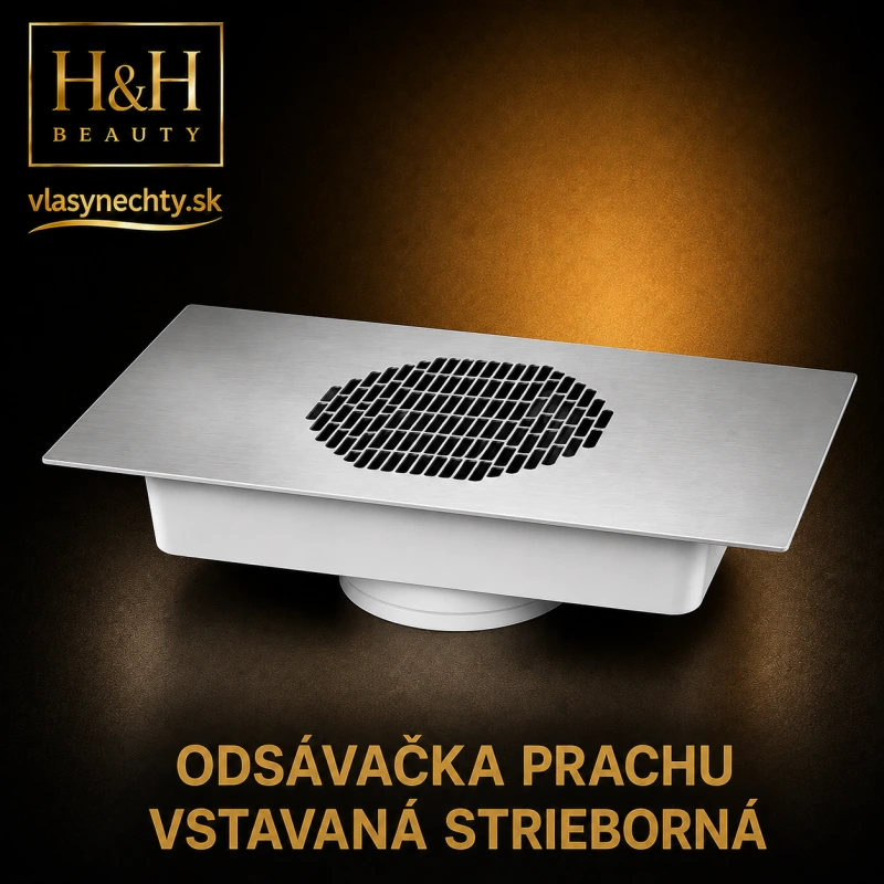 ODSÁVAČKA PRACHU VSTAVANÁ STRIEBORNÁ