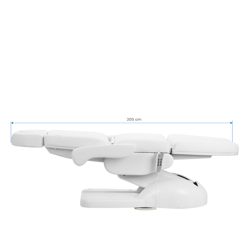 Fotel kosmetyczny elektr. Azzurro Lux 3m biały 13