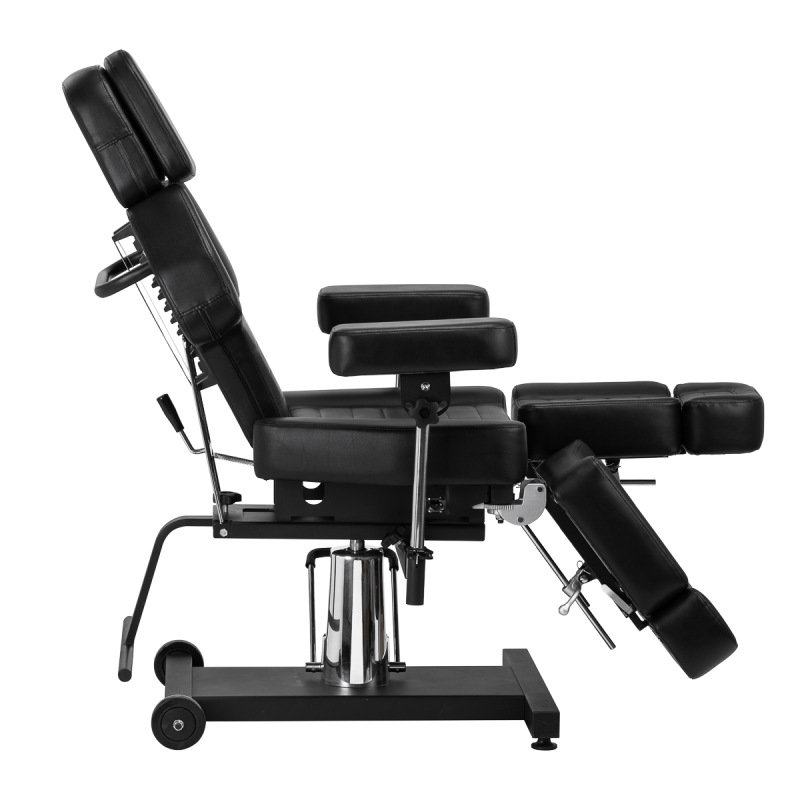 Hydraulické kreslo na tetovanie Pro Ink 601A čierne 4