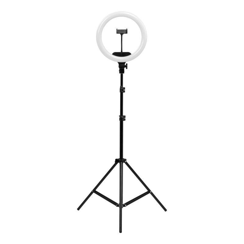 Kruhová lampa Ring Light 13"" 36 W LED so statívom čierna 1