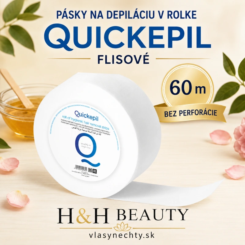 PÁSKY NA DEPILÁCIU V ROLKE QUICKEPIL 60M