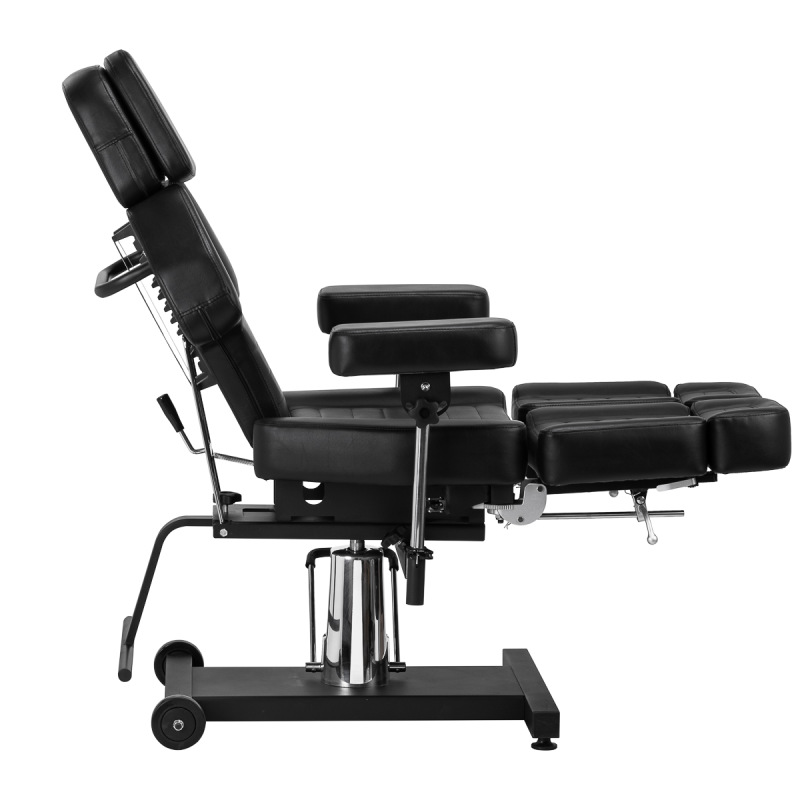 Hydraulické kreslo na tetovanie Pro Ink 601A čierne 5