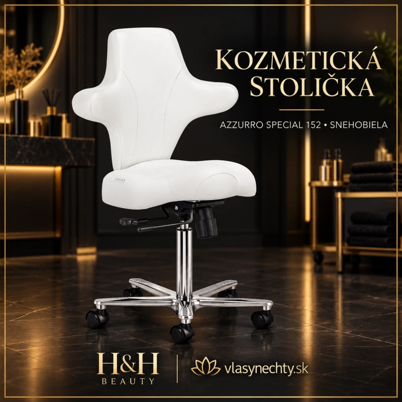 Kozmetická stolička Azzurro Special 152 snehobiela