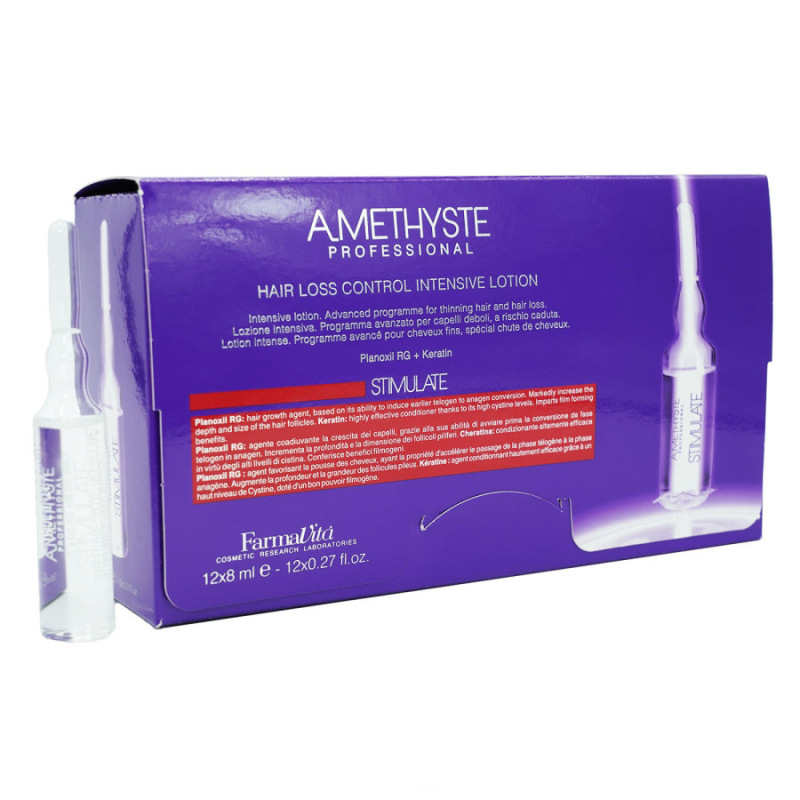 Farmavita Amethyste Stimulate Hair Loss Control Intensive Lotion 12x8 ml 1