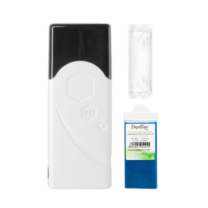 SADA NA DEPILÁCIU iWAX ROLKA SINGLE F-0 40W BIELA + ROLKA + PÁSKY 1