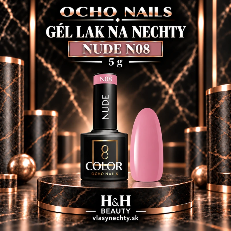 OCHO NAILS GÉL LAK NA NECHTY NUDE N08 -5 g