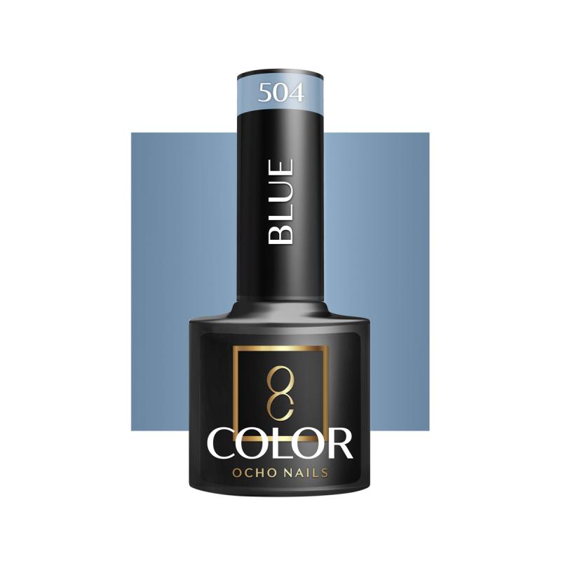 OCHO NAILS HYBRIDNÝ LAK NA NECHTY blue 504 -5 g