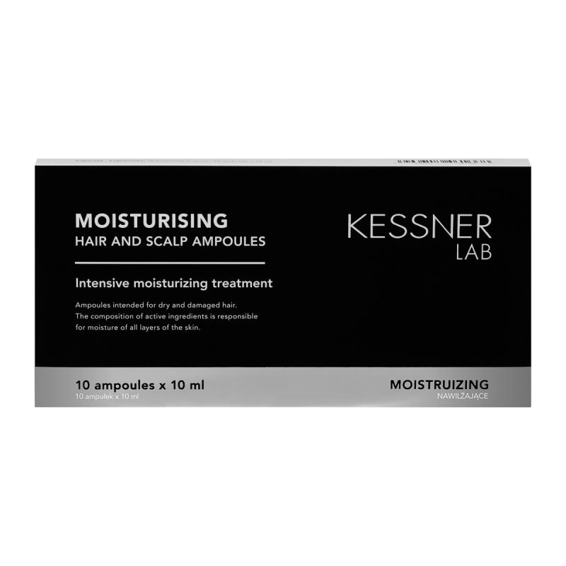 KESSNER LAB Moisturising ampulky na pokožku hlavy a vlasy 10 x 10 ml