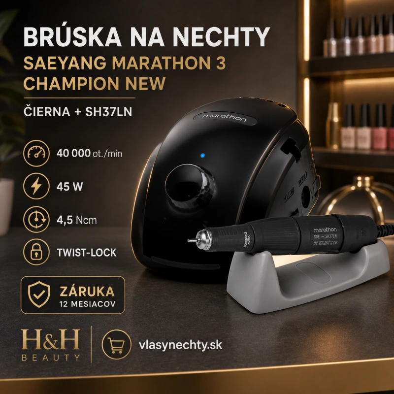 Brúska na nechty Saeyang Marathon 3 Champion NEW čierna + SH37LN