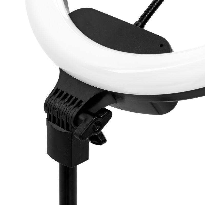 Kruhová lampa Ring Light 13"" 36 W LED so statívom čierna 8