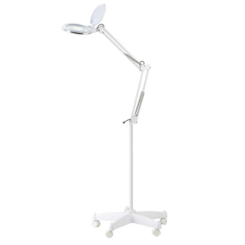 KOZMETICKÁ LUPA LAMPA LED MOONLIGHT 8012/5" BIELA NA STATÍVE 6