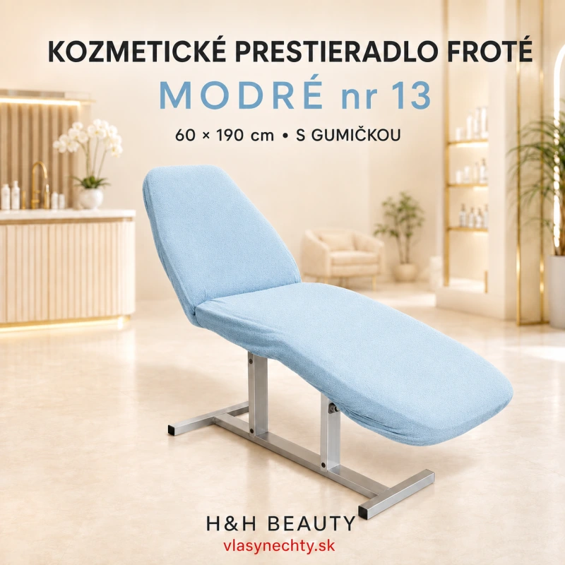 KOZMETICKÉ PRESTIERADLO FROTÉ MODRÉ nr 13