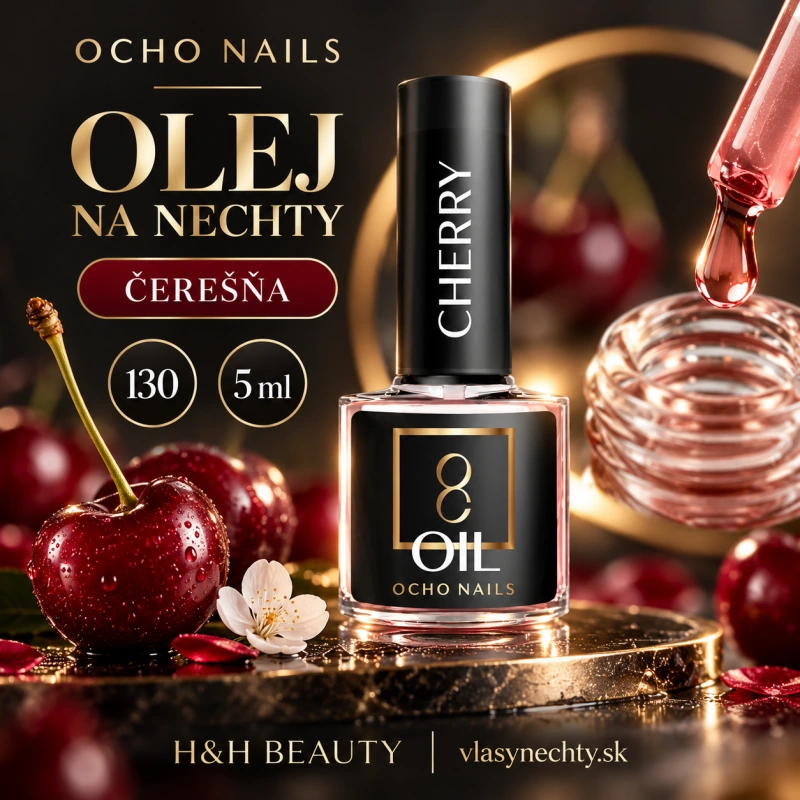OCHO NAILS Olej na nehty čerešňa 130 -5 ml