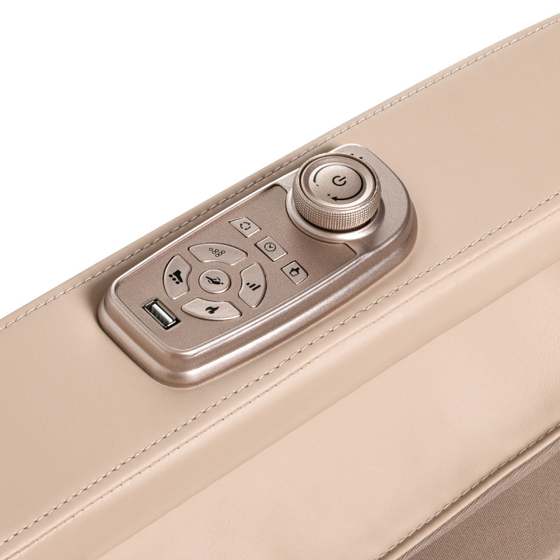 Sakura masážne kreslo Prime 101 – krémovo-béžové 7