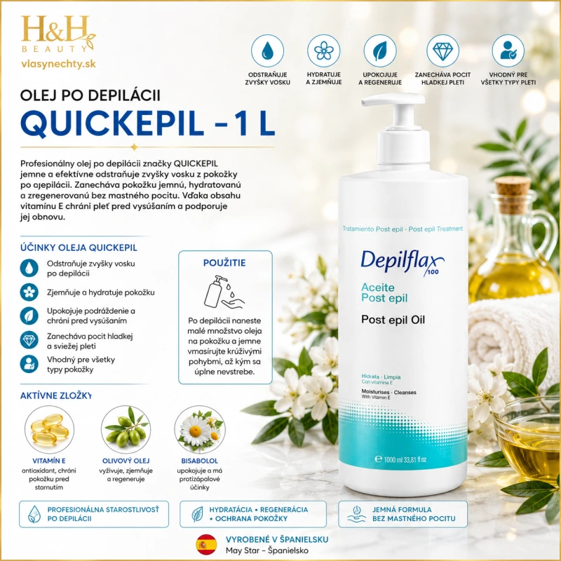OLEJ PO DEPILÁCII DEPIFLAX 1000 ML