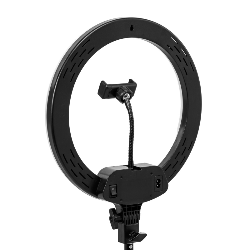 Kruhová lampa Ring Light 13"" 36 W LED so statívom čierna 5