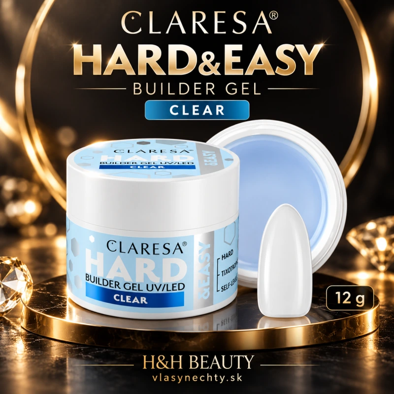 CLARESA HARD&EASY BUILDER GEL CLEAR 12 g