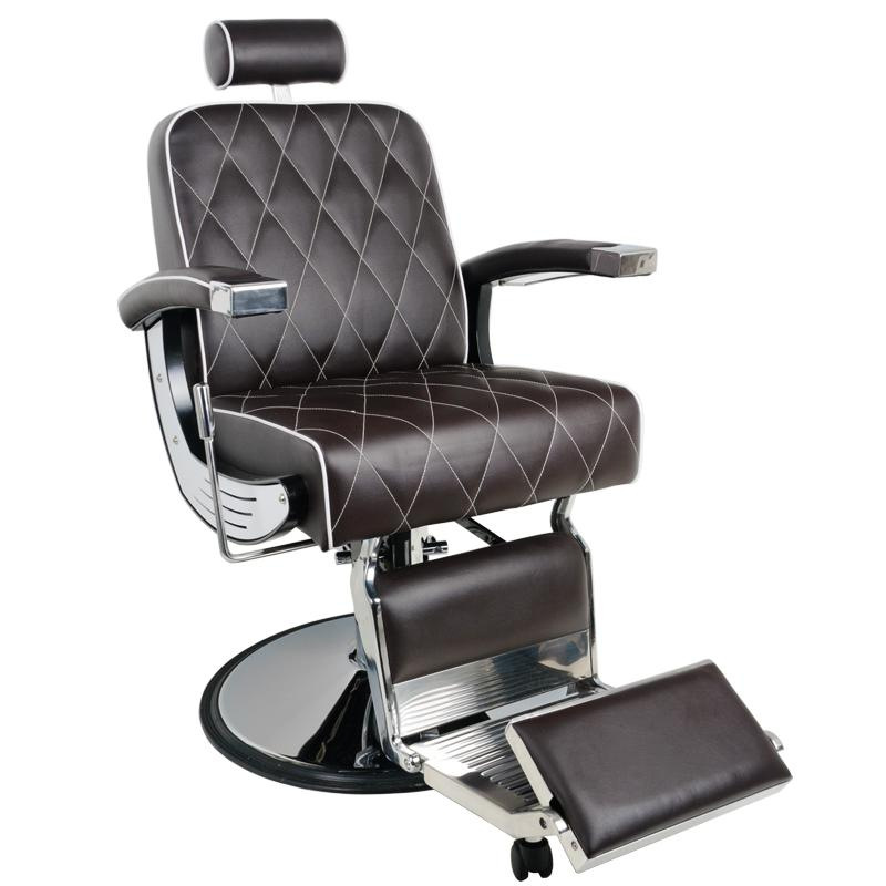 BARBERSKÉ KRESLO GABBIANO IMPERIAL HNEDÉ 7