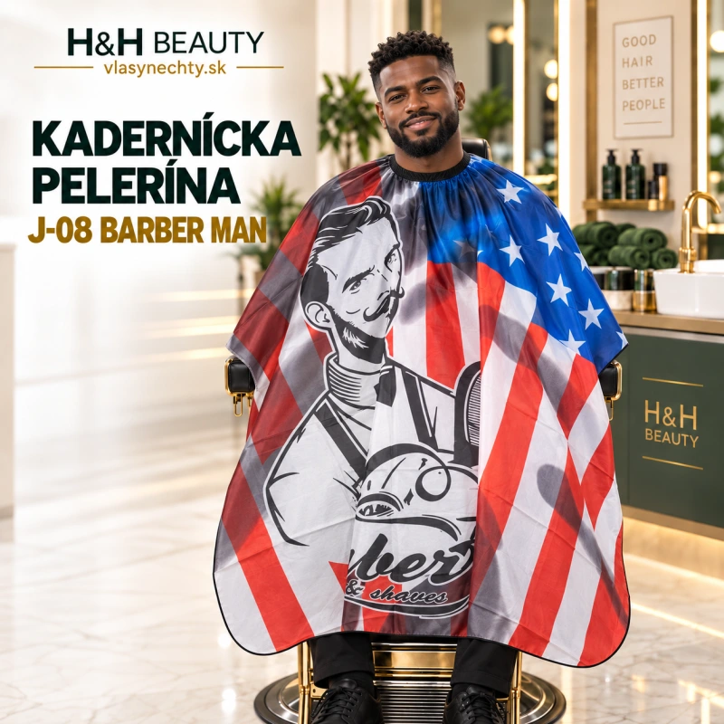 KADERNÍCKA PELERÍNA J-08 BARBER MAN
