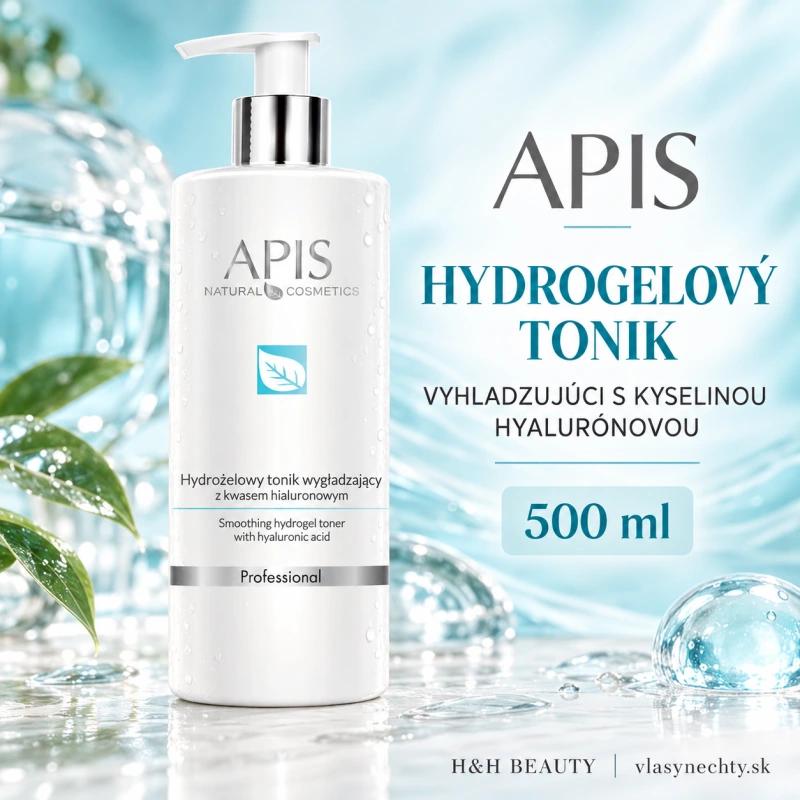 APIS HYDROGELOVÝ TONIK VYHLADZUJÚCI S KYSELINOU HYALURONOVOU 500ml