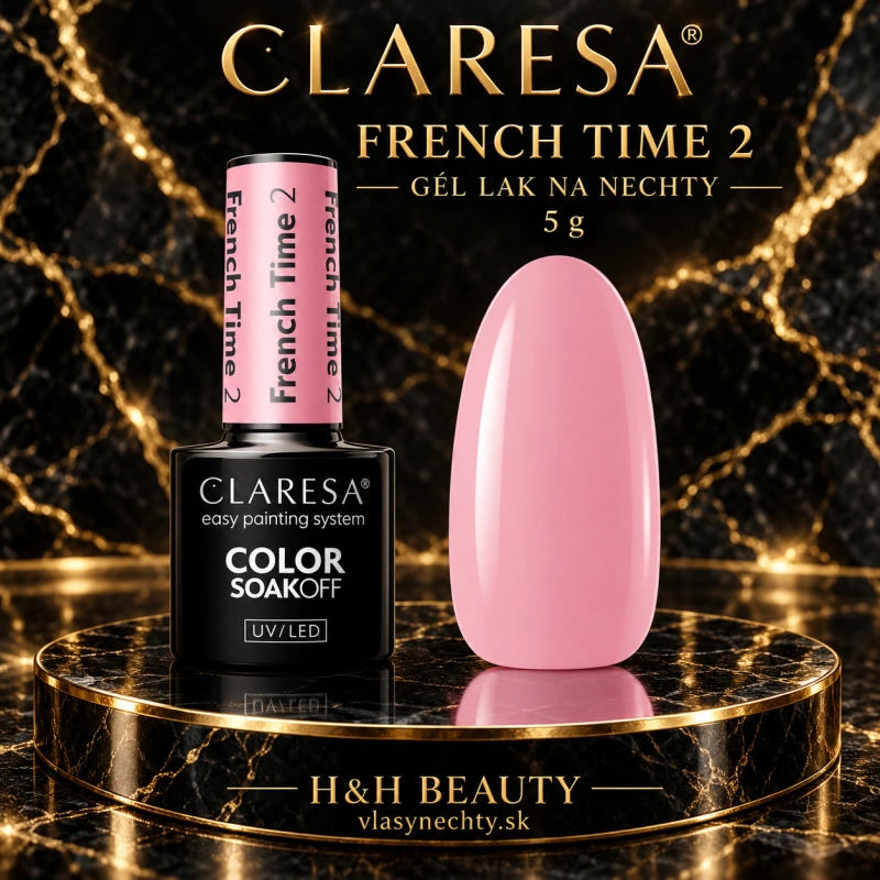 Gél lak na nechty CLARESA French Time 2 -5g