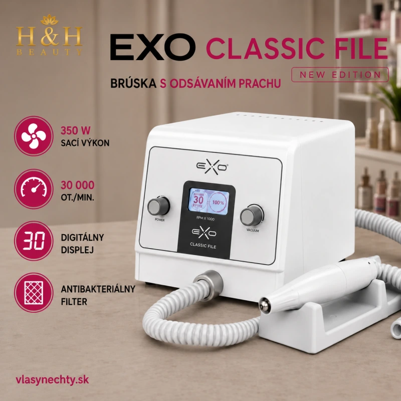 BRÚSKA NA PEDIKÚRU S ODSÁVANÍM Exo Classic File New Edition