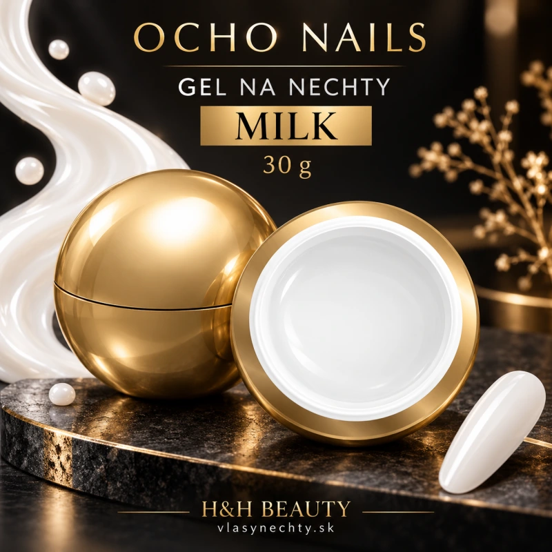 OCHO NAILS Gel na nechty milk -30 g