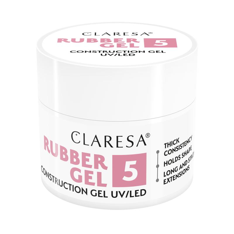 CLARESA STAVEBNÝ GÉL NA NECHTY Rubber gel 5 45g