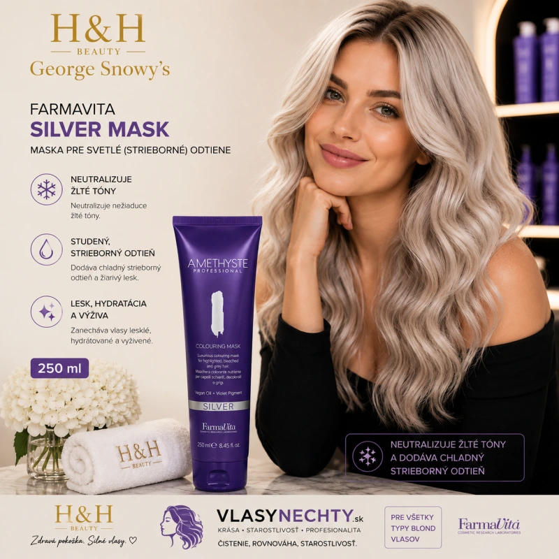 Farmavita AMETHYSTE COLOURING MASK SILVER 250ml
