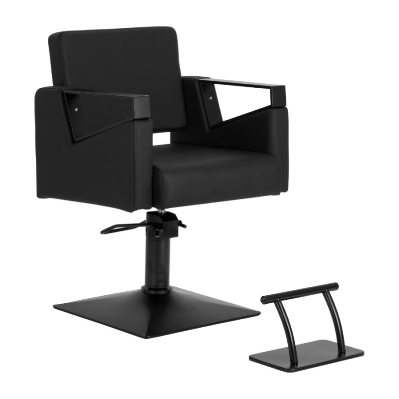 KADERNÍCKE KRESLO HAIR SYSTEM Duplex Noir – čierne 1