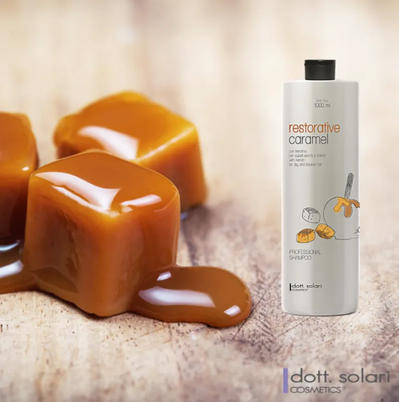 dott.solari Profesionálny šampón regeneračný Karamel 1000ml 2