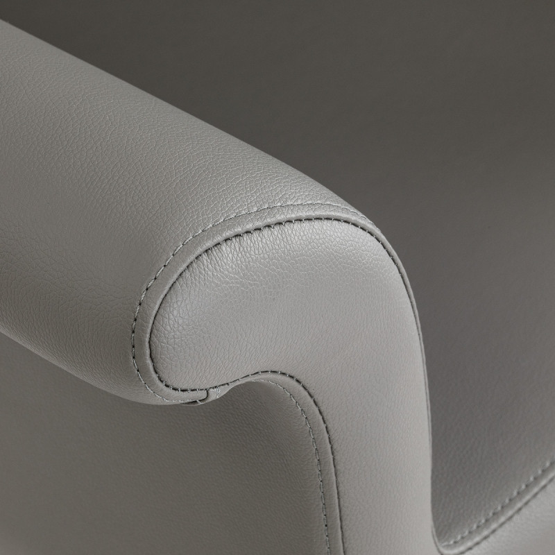 Kadernícke kreslo Gabbiano Lucca sivá 6