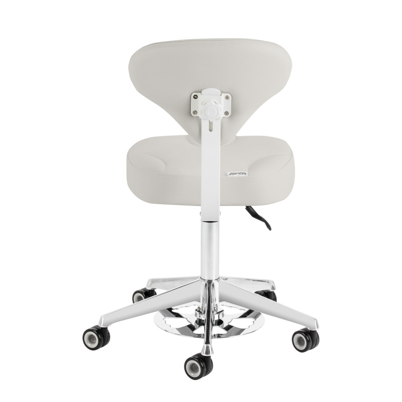 Taboret kosmetyczny Azzurro 156-F bump-up szary 2
