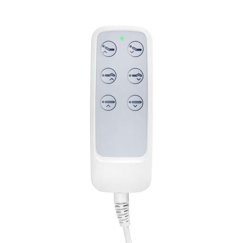 Elektrické kozmetické kreslo SILLON Lux 273b 3 motory studená biela 12