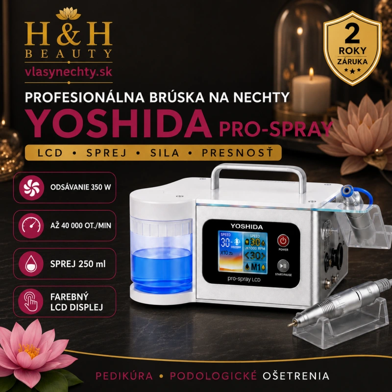 Brúska na nechty Yoshida pro-spray LCD 13
