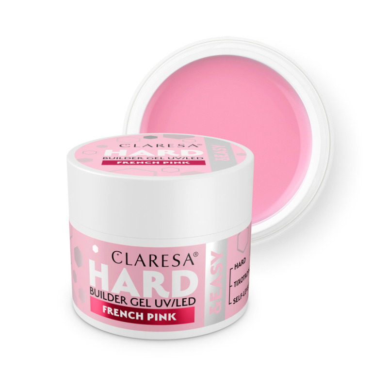 CLARESA HARD&EASY BUILDER GEL FRENCH PINK 45g 6