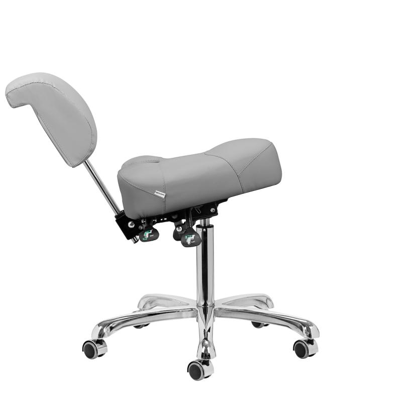 Taboret podologiczny 1005 Giovanni szary 5